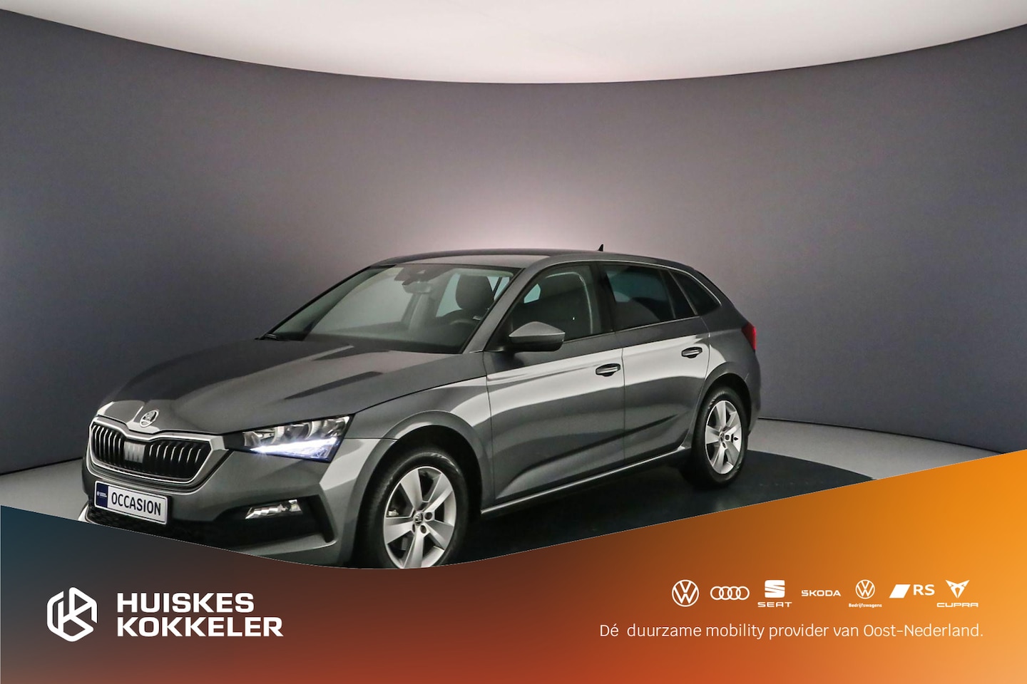 Skoda Scala - Ambition 1.0 TSI 110pk Cruise control, Airco, DAB, Radio, Bluetooth, App connect, LED kopl - AutoWereld.nl