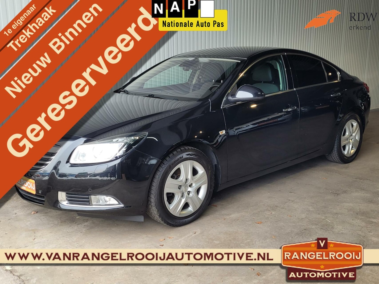 Opel Insignia - 1.6 T Cosmo 1.6 T Cosmo, xenon, stoelverw., half leer, trekhaak - AutoWereld.nl