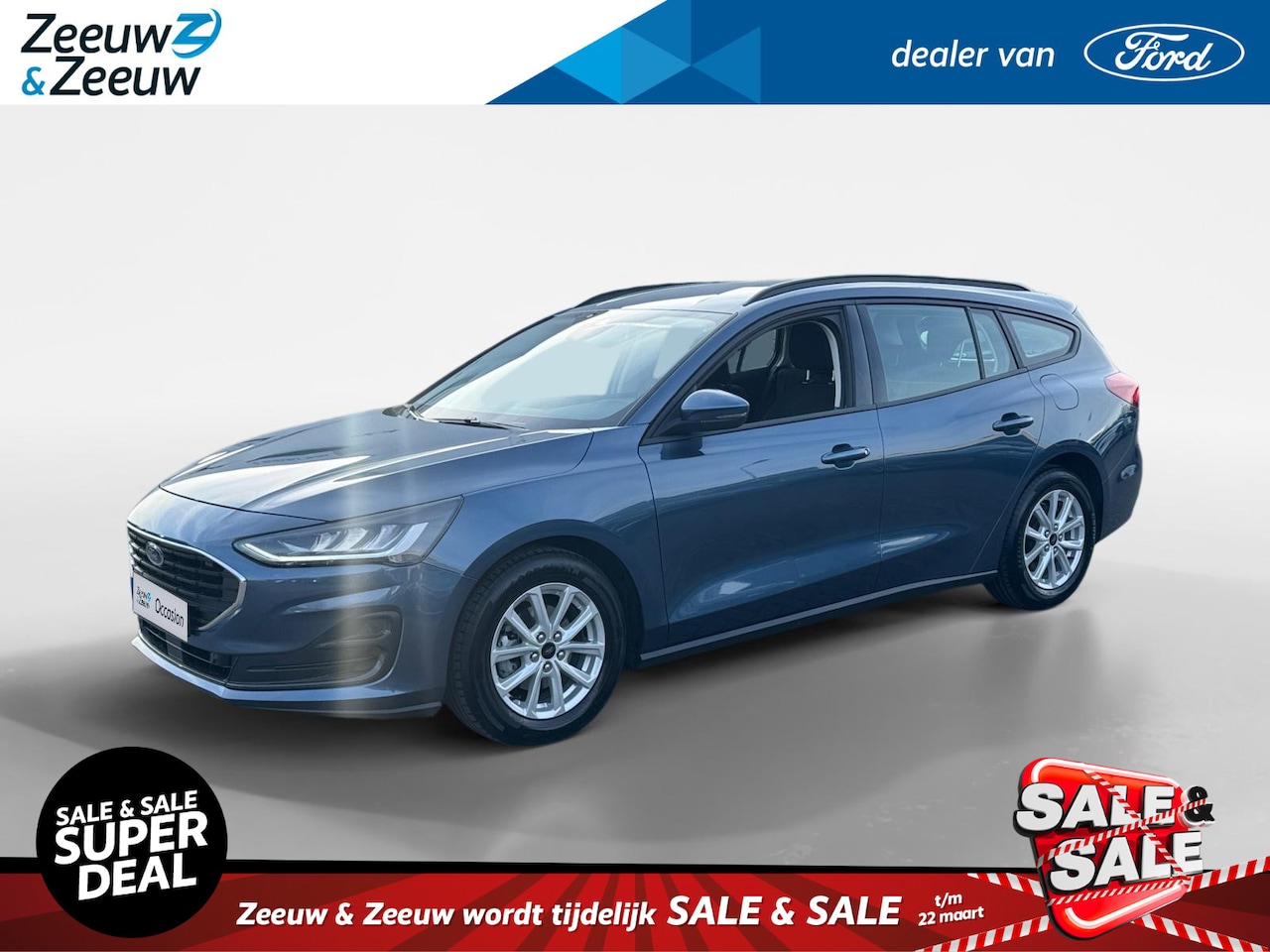 Ford Focus Wagon - 1.0 EcoBoost Hybrid Titanium full-LED koplampen | Winter Package | Trekhaak | 12 Maanden G - AutoWereld.nl