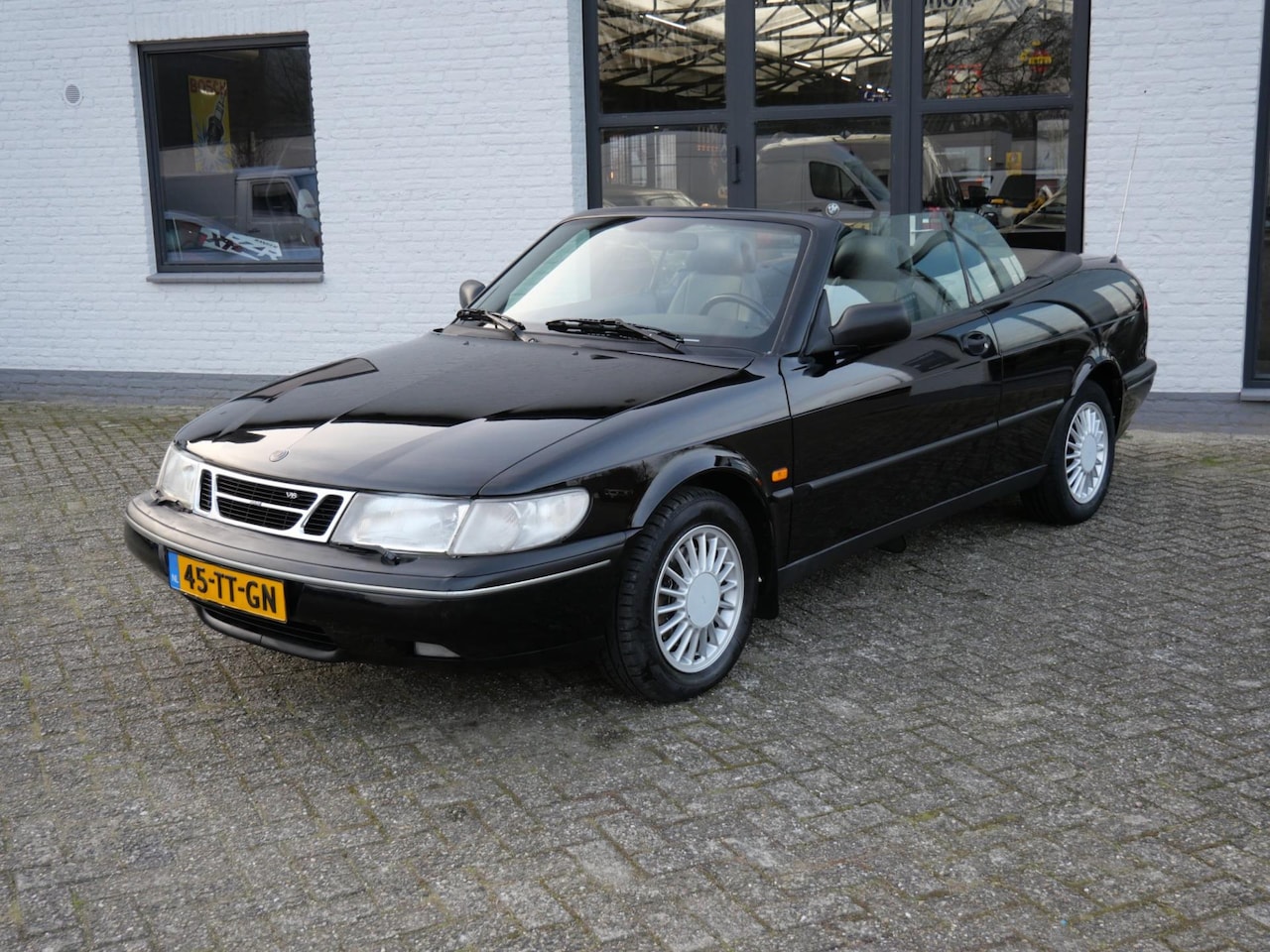 Saab 900 Cabrio - 2.5 V6 SE Automaat Airco Leder - AutoWereld.nl