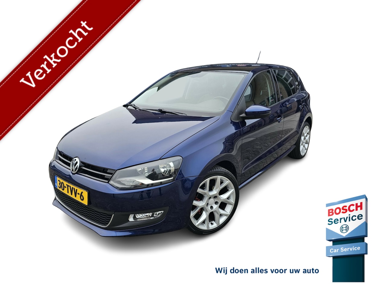 Volkswagen Polo - 1.2 TSI HIGHLINE 17INCH LMV-ECC-LEER-PDC-DSG - AutoWereld.nl