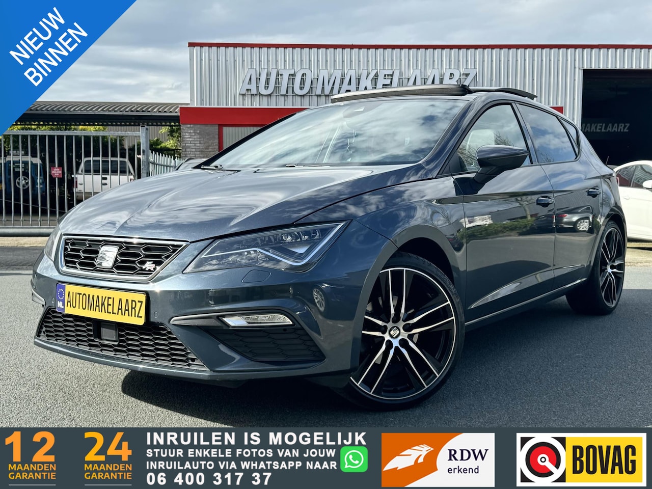 Seat Leon - 2.0 TDI FR Business Intense|FULL OPTION|PANO|DSG SEAT Leon 2.0 TDI FR Business Intense TOP - AutoWereld.nl