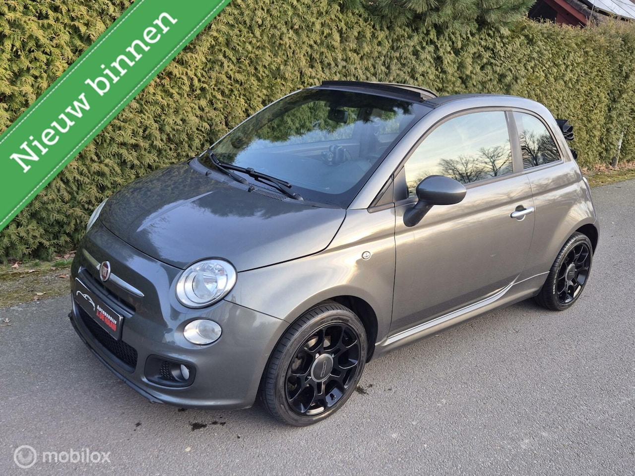 Fiat 500 - 1.2 S Sport Cabrio Navi Leder - AutoWereld.nl