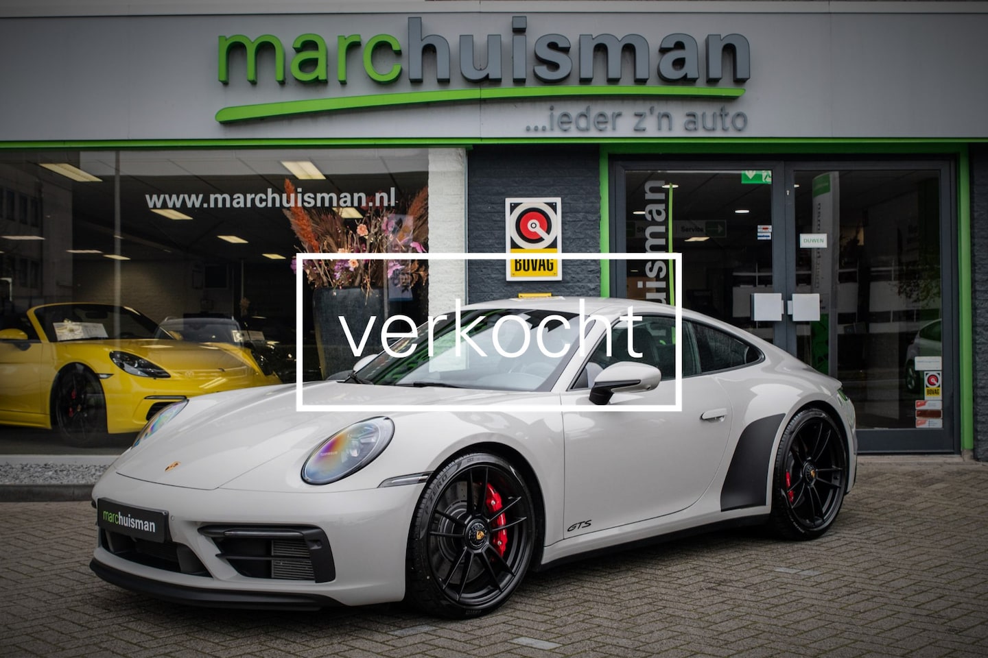 Porsche 911 - 3.0 Carrera 4 GTS / HANDBAK-7 / KREIDE / LICHT GEW. PAKKET - AutoWereld.nl