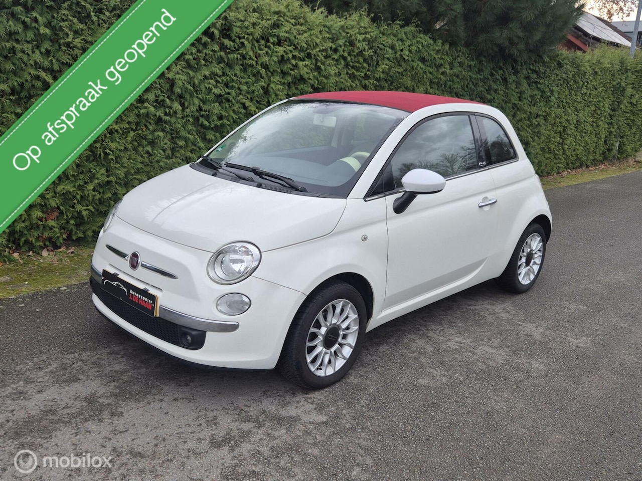 Fiat 500 C - 1.2 Lounge Leder Airco Pdc - AutoWereld.nl