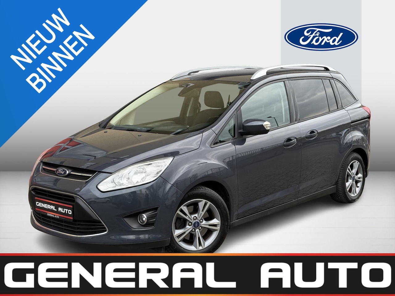 Ford Grand C-Max - 1.0 Lease Titanium 7p. Nieuwe Distributieriem - AutoWereld.nl