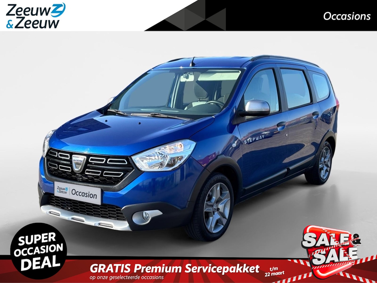 Dacia Lodgy - 1.3 - 130PK TCe Stepway 5p | Trekhaak (1400KG) | Navi | Apple CarPlay/Android Auto | Airco - AutoWereld.nl