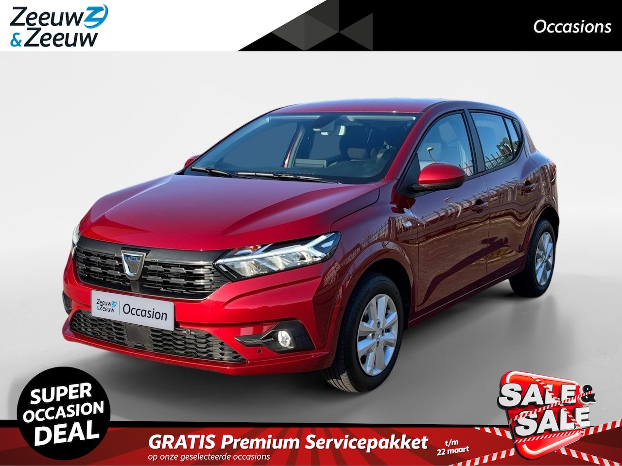 Dacia Sandero - 90PK TCe Comfort | Camera | Parkeersensoren | Airco | Cruise Control | Apple CarPlay/Andro - AutoWereld.nl