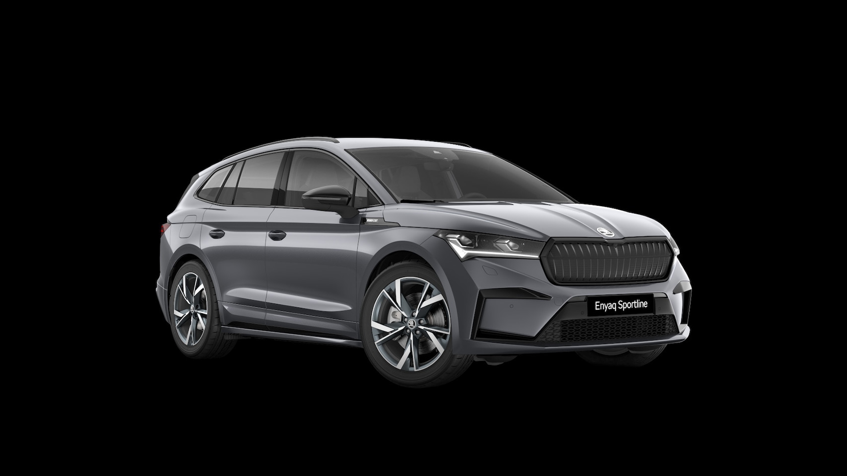 Skoda Enyaq iV - 85 Elektromotor 286 1AT Sportline | 20" lichtmetalen velgen Taurus, antraciet gepolijst | - AutoWereld.nl