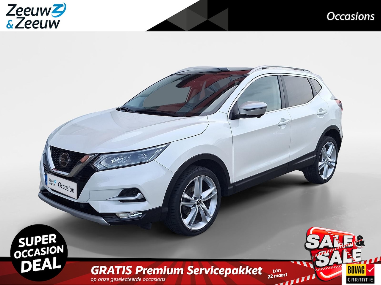 Nissan Qashqai - 1.3 DIG-T N-Motion Navigatie | Cruise Control | Parkeersensoren | Zeer complete uitvoering - AutoWereld.nl