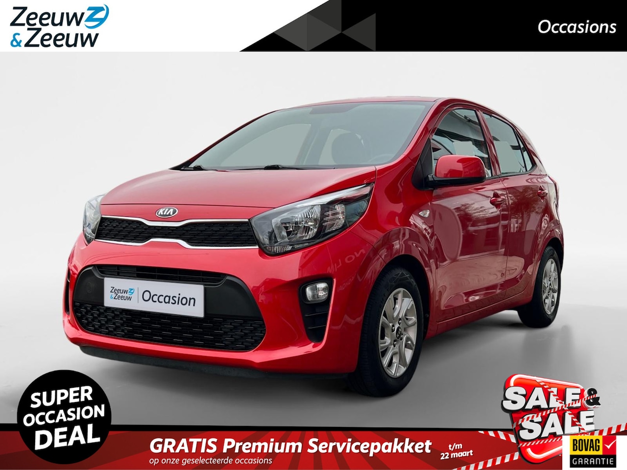 Kia Picanto - 1.0 CVVT EconomyPlusLine | Achteruitrijcamera | Navigatie | Bluetooth | Elektrische zijspi - AutoWereld.nl