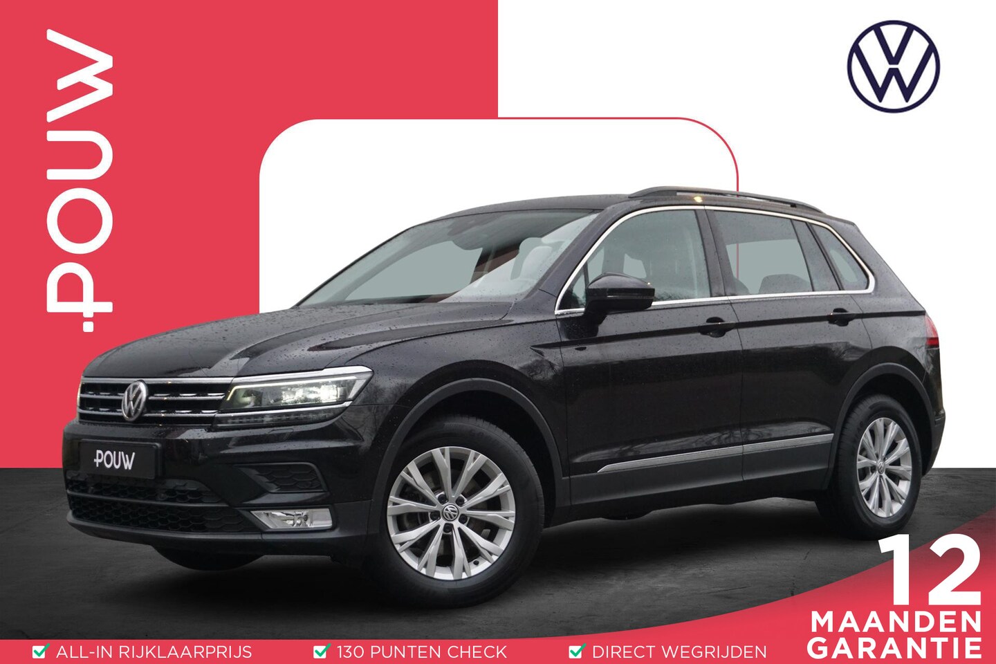 Volkswagen Tiguan - 1.4 TSI 150pk 4Motion Comfortline | Head-up | Trekhaak | Navigatie - AutoWereld.nl