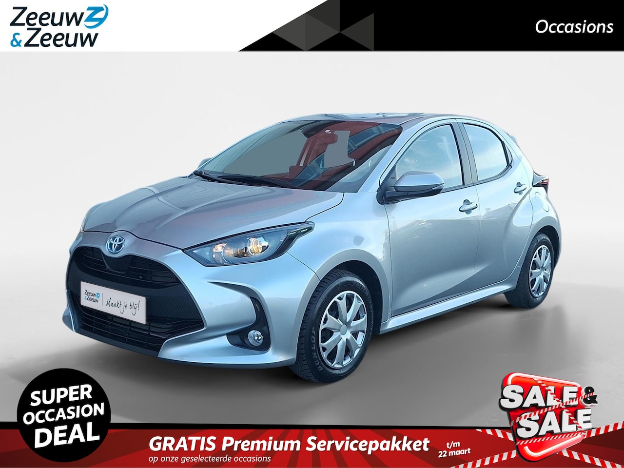 Toyota Yaris - 1.5 Hybrid Active | Navigatie | Achteruitrijcamera | Apple carplay/Android auto| Adaptieve - AutoWereld.nl