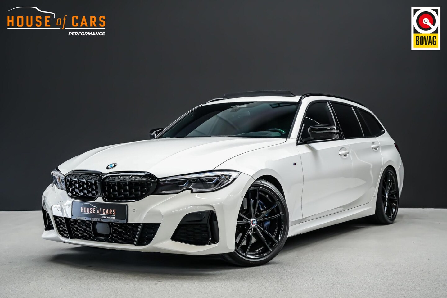 BMW 3-serie Touring - M340i xDrive 450pk High Executive |laser|hud|panoramadak|vol lederen sportstoelen|memory|H - AutoWereld.nl