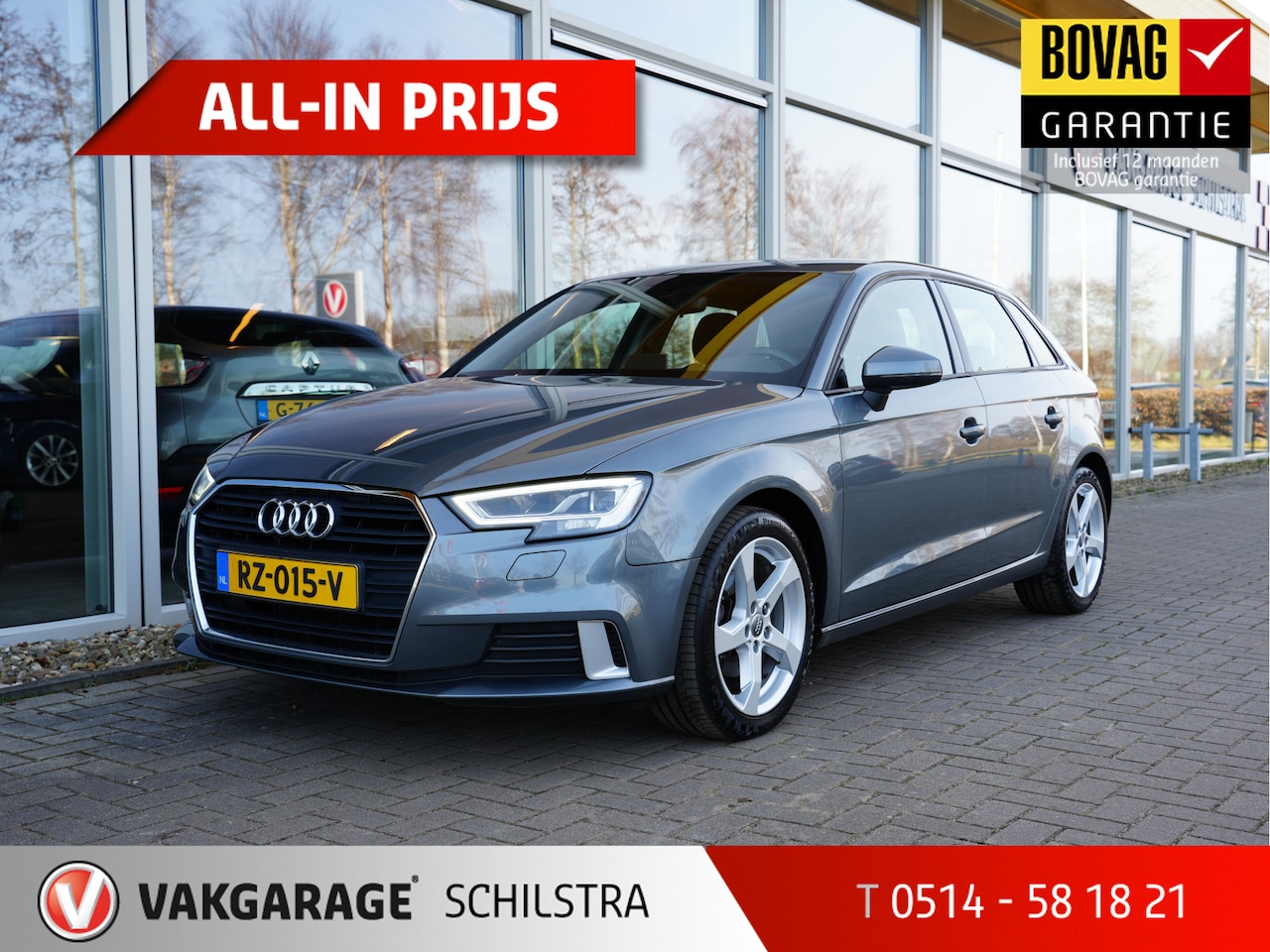 Audi A3 Sportback - 1.0 TFSI Sport Lease Edition | Navigatie | Climate Control | Full Led 66.118KM!! - AutoWereld.nl