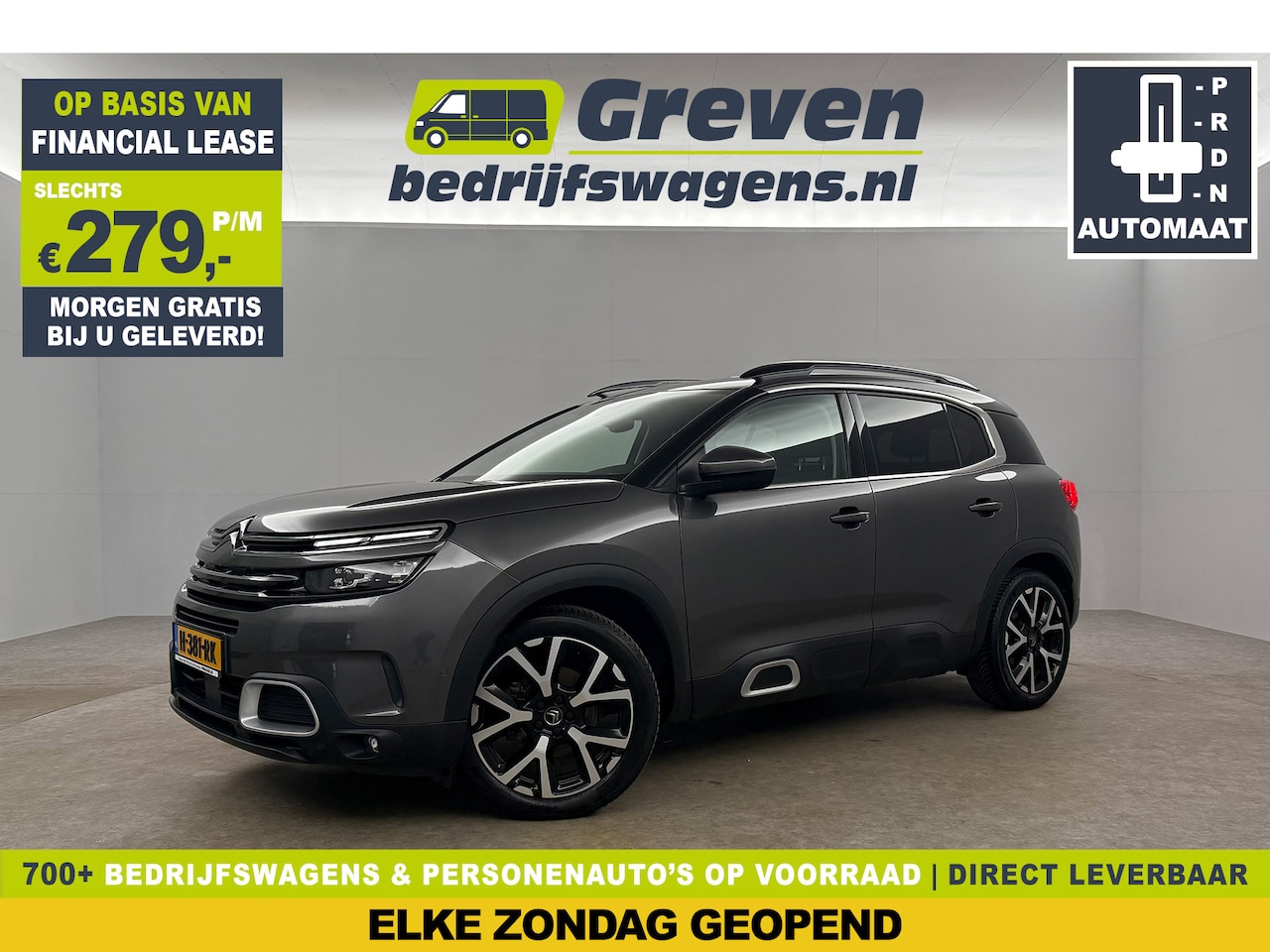 Citroën C5 Aircross - 1.2 PureTech Automaat 360Camera LED Trekhaak 19"LMV Cruise Carplay Clima Stoelverwarming D - AutoWereld.nl