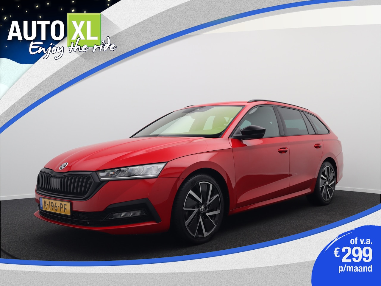 Skoda Octavia Combi - 1.0 TSI 111 PK Aut. Sportline Adapt. Cruise Trekhaak LED - AutoWereld.nl