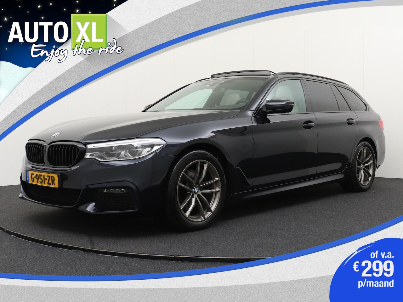 BMW 5-serie Touring - 520i High Exe. M-Sport Pano-dak Camera Harman/Kardon - AutoWereld.nl