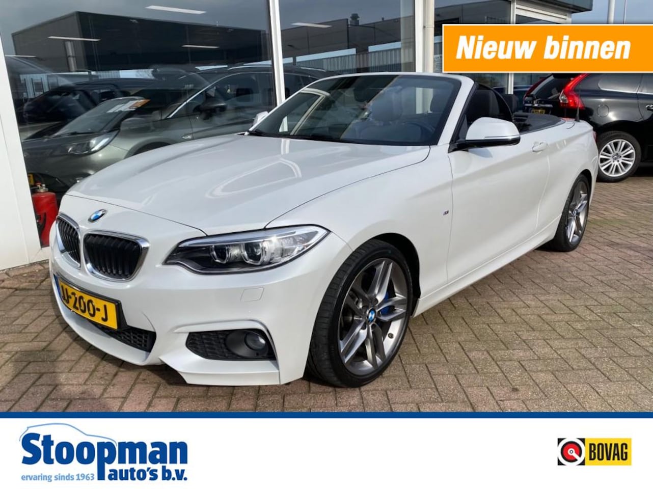 BMW 2-serie Cabrio - 220i M Sport Cabrio Clima Cruise 57.810km 12m Bovag - AutoWereld.nl