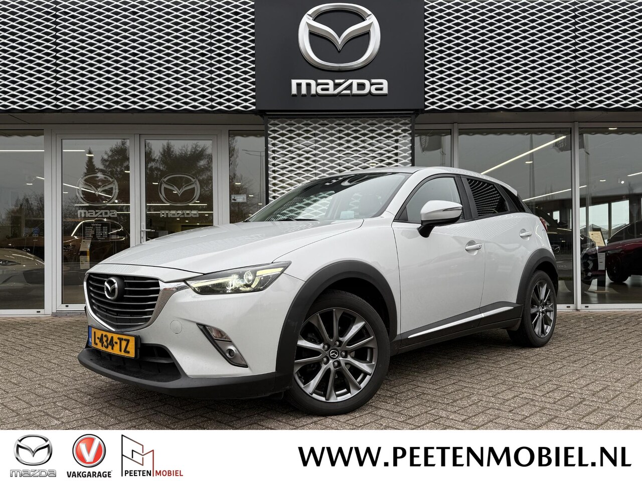 Mazda CX-3 - 2.0 SkyActiv-G 120 GT-LUXURY | LEDER | STOELVERWARMING | KEYLESS ENTRY | - AutoWereld.nl