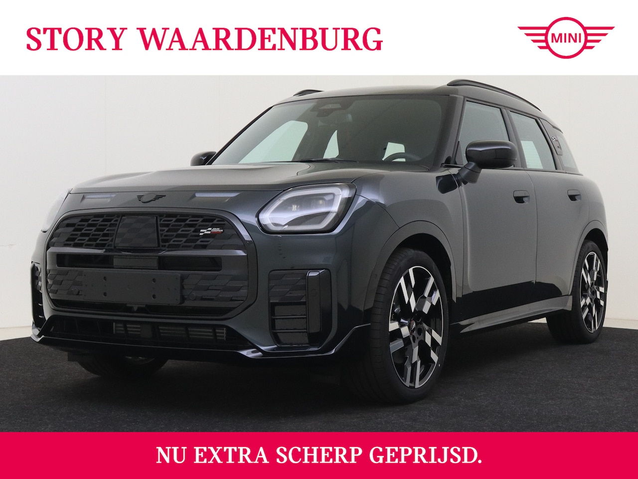 MINI Countryman - S ALL4 / JCW / Pakket S / 20" John Cooper Works Flag Spoke 2-tone - AutoWereld.nl