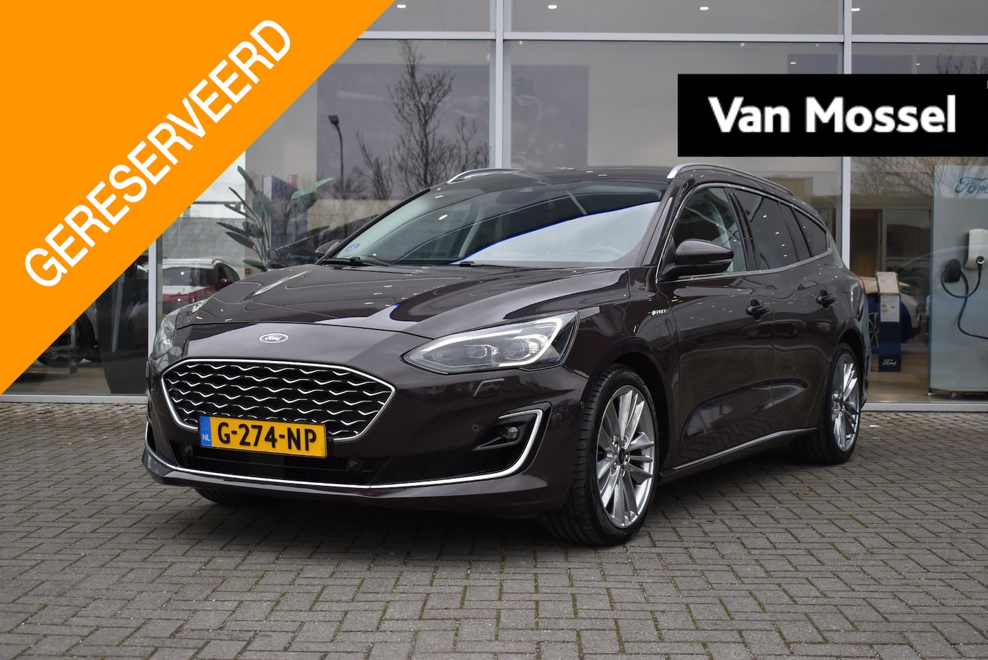 Ford Focus Wagon - 1.0 EcoBoost Vignale | Adaptive Cruise Control | Lederen Bekleding | Elektrische Achterkle - AutoWereld.nl