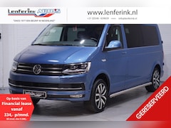 Volkswagen Transporter - 2.0 TDI 204 pk Dubbel Cabine DSG Aut. Navi, Camera LED Koplampen, Standkachel, Trekhaak, 5