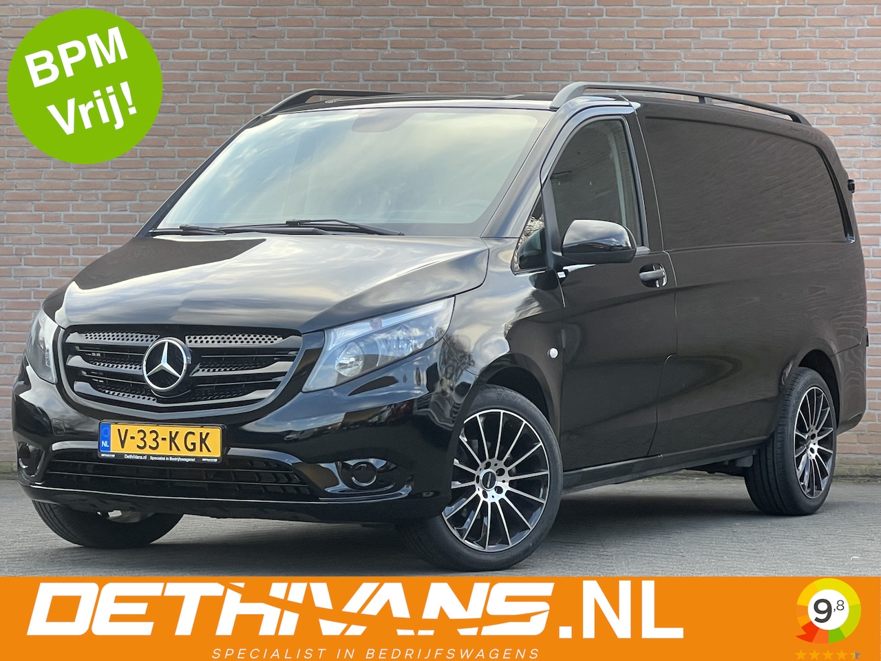 Mercedes-Benz Vito - 116CDI 164PK Lang / 2.500KG Trekhaak / Omvormer / / Euro6 - AutoWereld.nl