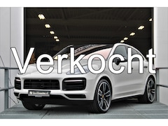 Porsche Cayenne Coupé - 3.0 E-Hybrid SportDesign 462pk Krijt Pano Head-up Stoelventilatie Bose Trekhaak ACC 360-ca