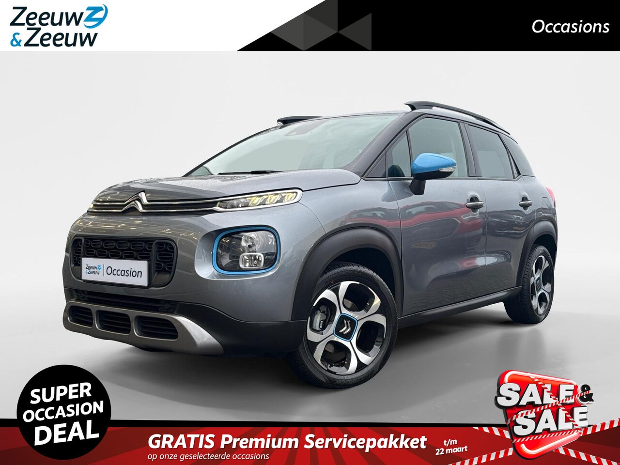 Citroën C3 Aircross - 1.2 PT Shine Ripcurl | Carplay | Stoelverw. | Parkeersens. | - AutoWereld.nl