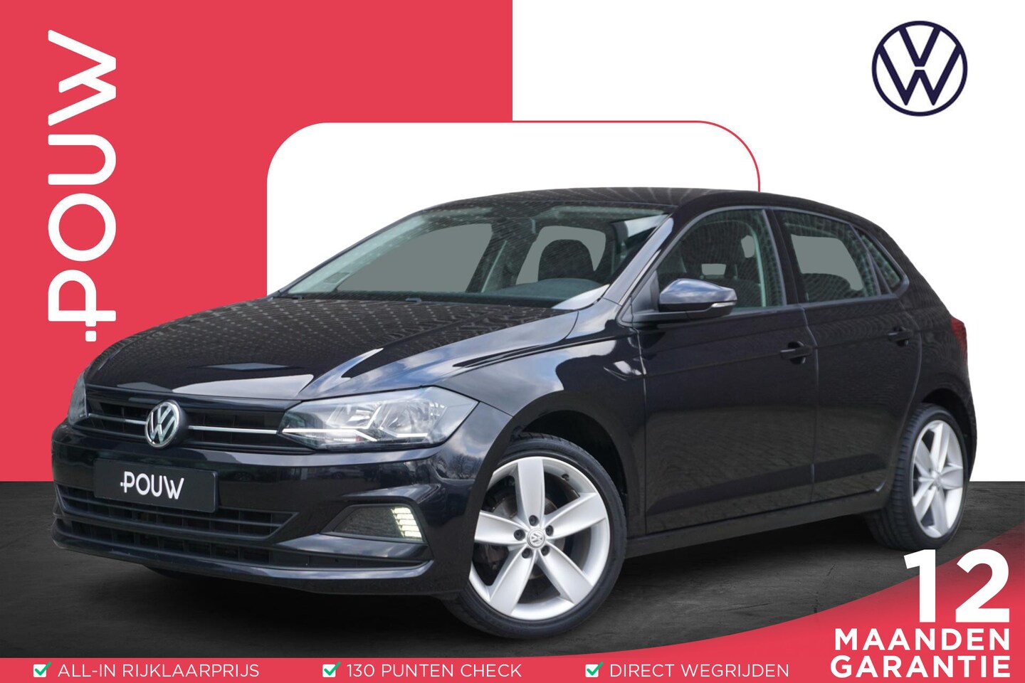 Volkswagen Polo - 1.0 TSI 95pk Comfortline | Airco | Trekhaak | 17" Velgen - AutoWereld.nl