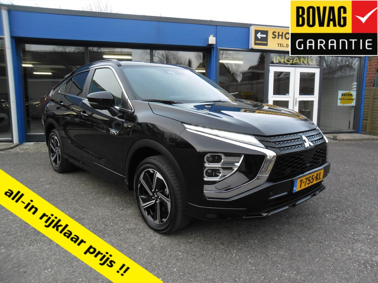 Mitsubishi Eclipse Cross - 2.4 PHEV 4WD EXECUTIVE NAV ECC 1/2 LEDER 18"LMV 360 CAMERA PDC XENON RIJKLAARPRIJS - AutoWereld.nl