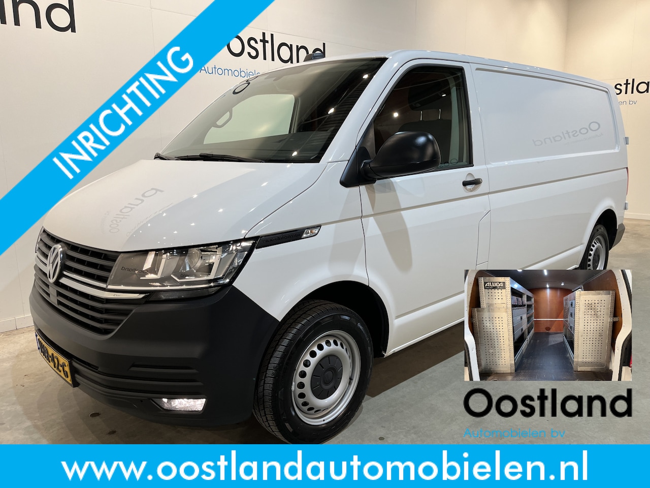 Volkswagen Transporter - 2.0 TDI L2H1 150 PK Servicebus / Aluca Inrichting / Euro 6 / Airco / Cruise Control / Trek - AutoWereld.nl