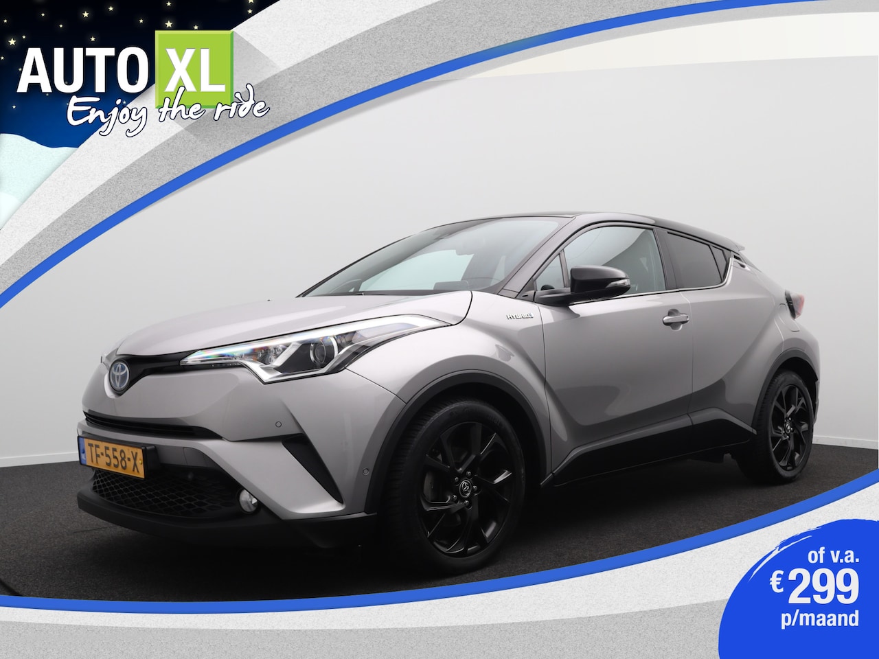 Toyota C-HR - 1.8 Hybrid Bi-Tone Camera Adapt. Cruise Navi Leder LMV 18' - AutoWereld.nl