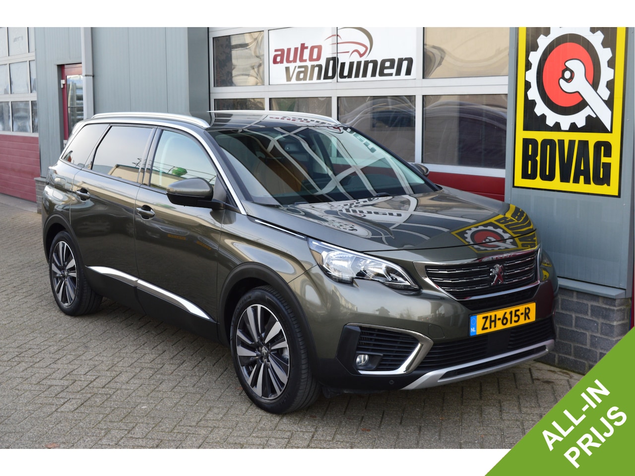 Peugeot 5008 - 1.6 PureTech Blue Lease Premium O.a: Haak, Carplay, Leder, DAB, Keyless, Stoelverw, Etc. A - AutoWereld.nl