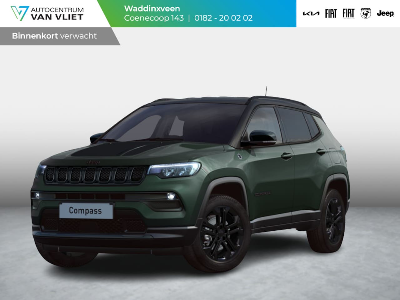 Jeep Compass - 4xe 240 Plug-in Hybrid Electric North Star | Schuif/Kantel Dak | Bicolore | Blackline - AutoWereld.nl