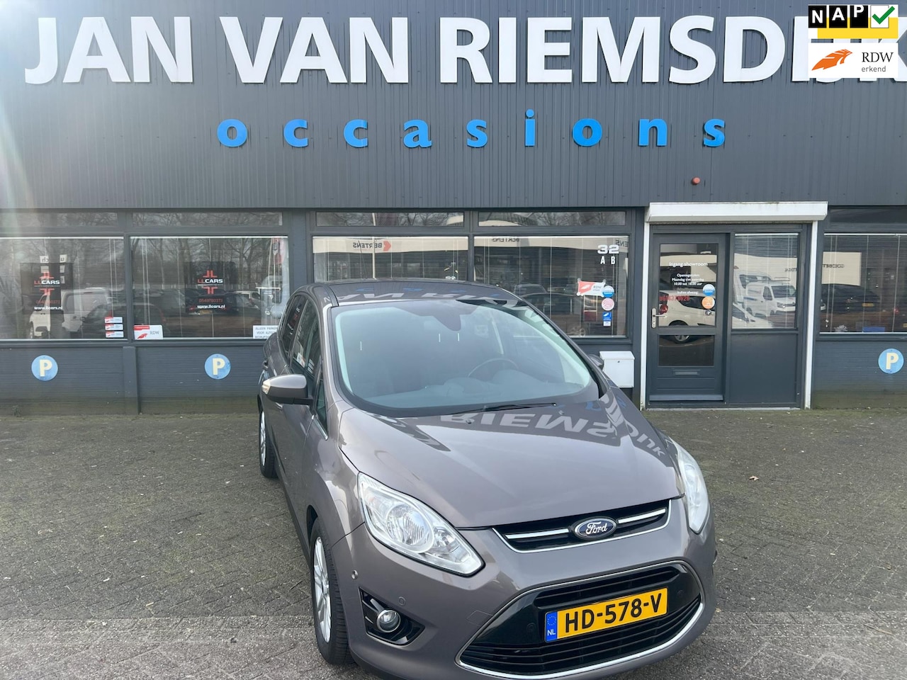 Ford C-Max - 1.0 Lease Titanium BJ 2013 LUXE UITVOERING TREKHAAK - AutoWereld.nl