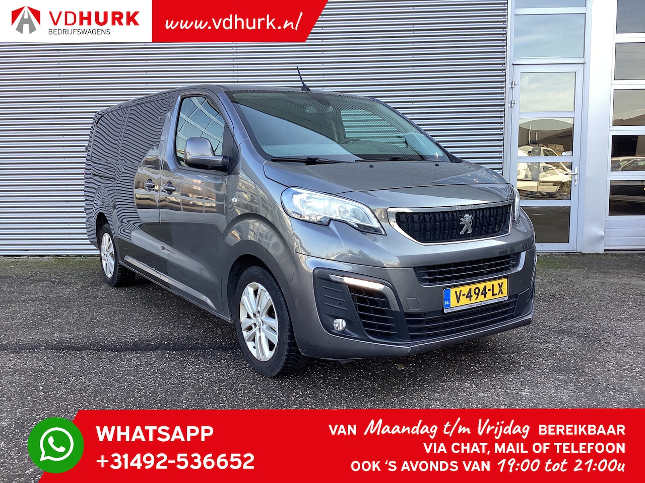 Peugeot Expert - 2.0 HDI Aut. 180 pk L3 BPM VRIJ! 2x Elek. Schuif./ Alarm III/ LMV/ Carplay/ PDC/ Navi/ Key - AutoWereld.nl