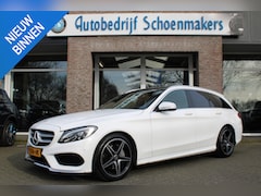 Mercedes-Benz C-klasse Estate - 180 PANO LEER STOELVERW. NAVI 2xPDC 18"LMV LED ZWARTE-HEMEL STUURFLIPPERS ENZ