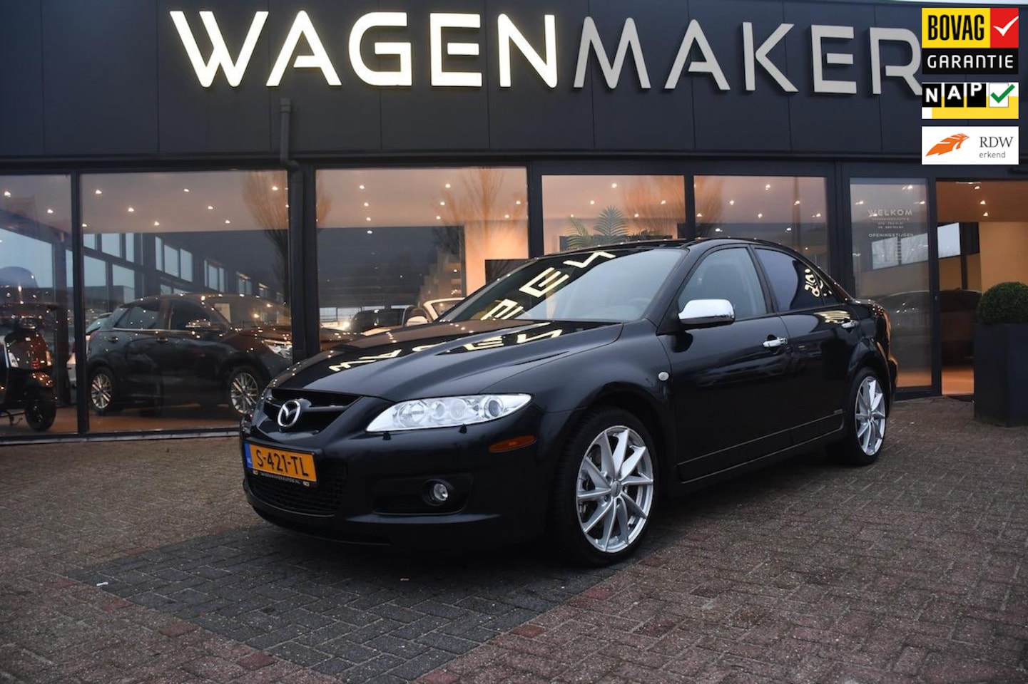 Mazda 6 - 2.3 Turbo MPS Clima|Cruise|Leder|Trekhaak|GoedOH - AutoWereld.nl