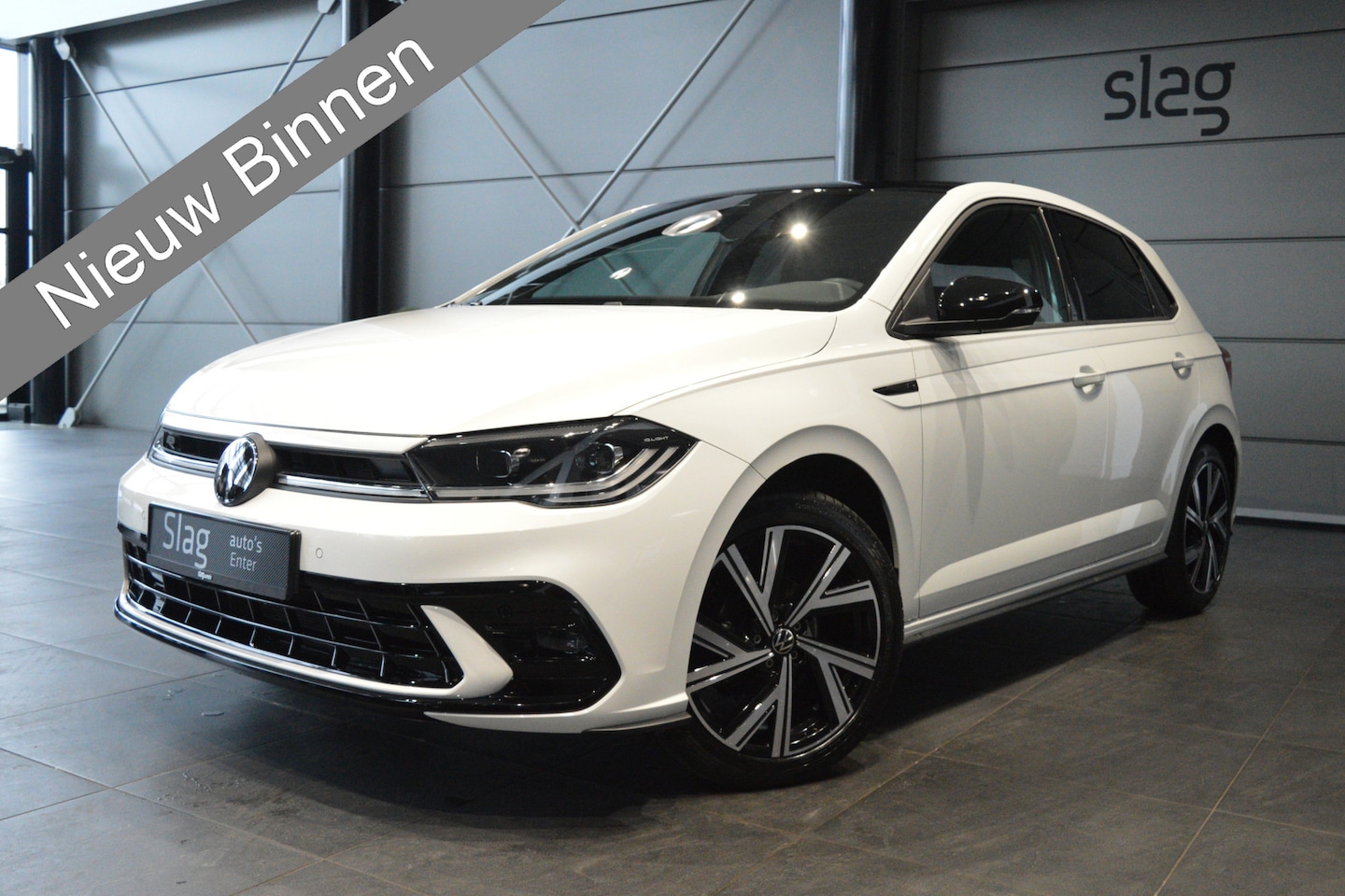 Volkswagen Polo - 1.0 TSI 2X R-LINE navi clima led pdc 17 inch 90 pk !! - AutoWereld.nl