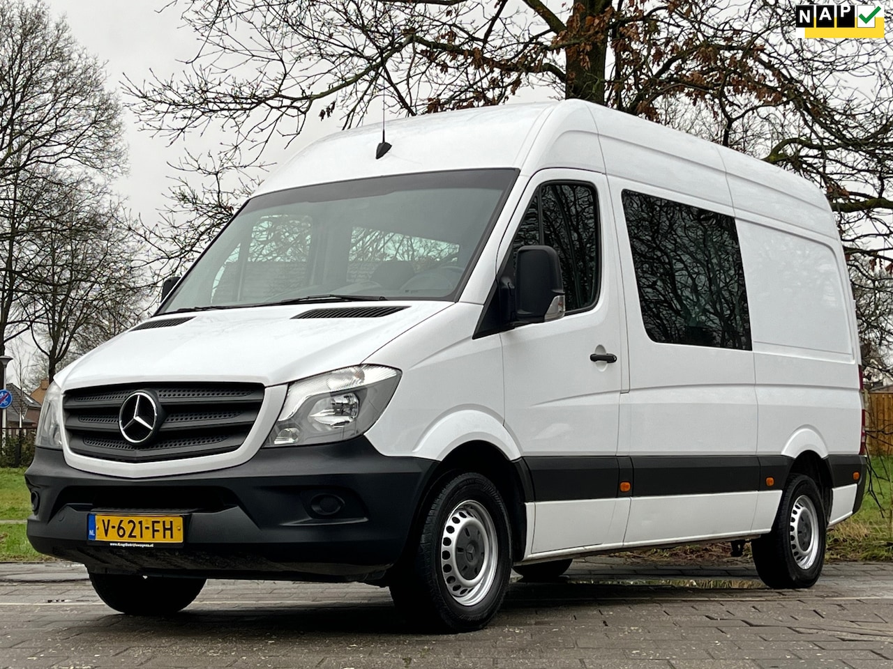 Mercedes-Benz Sprinter - 314 2.2 CDI 366 HD DC|EURO6|NAP|DUBBELCABINE|AUTOMAAT|airconditioning|bluetooth|trekhaak|e - AutoWereld.nl