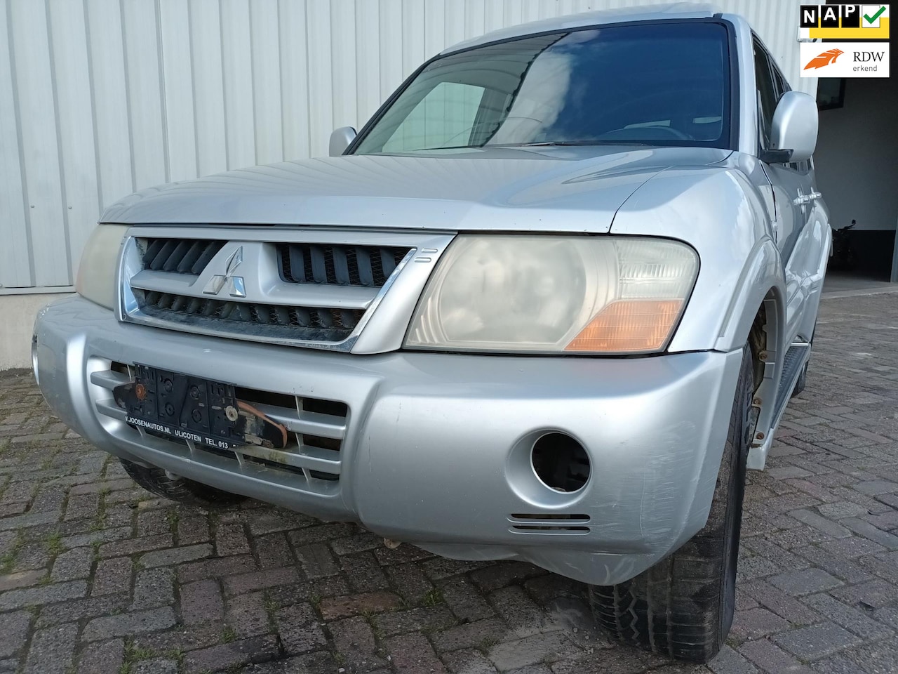 Mitsubishi Pajero - 3.2 Di-D GLS LB Panel Van - Airco - Trekhaak - Export - BTW - AutoWereld.nl