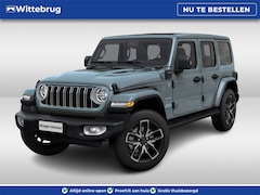 Jeep Wrangler Unlimited - 4xe 380 Sahara NIEUW MODEL | 20 INCH - SOFTTOP - BINNENKORT LEVERBAAR - NL AUTO