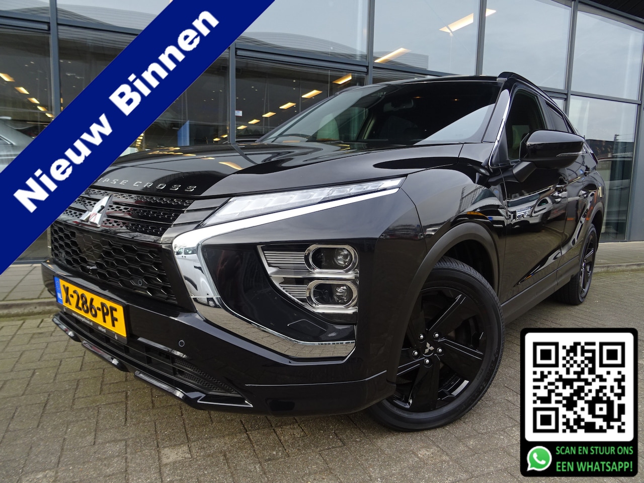 Mitsubishi Eclipse Cross - 2.4 PHEV Black Edition 188 PK | DEALER ONDERHOUDEN | TREKHAAK | 1E EIGENAAR | 1.500 KG TRE - AutoWereld.nl