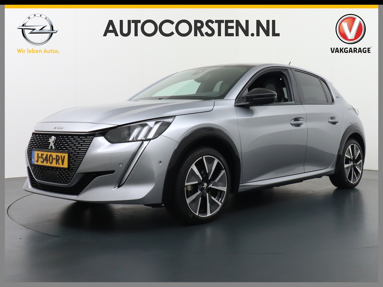 Peugeot e-208 - EV GT-line 350 50kWh Panoramadak Apple Carplay Android Auto Adaptieve Cruise Stoelverwarmi - AutoWereld.nl