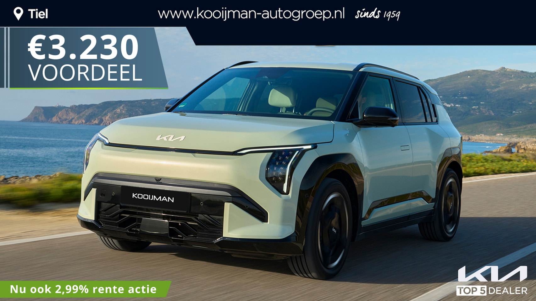 Kia EV3 - Plus Advanced 58.3 kWh €37.999,- RIJKLAAR! Nu €3.230,- voordeel! Meerdere kleuren en uitvo - AutoWereld.nl