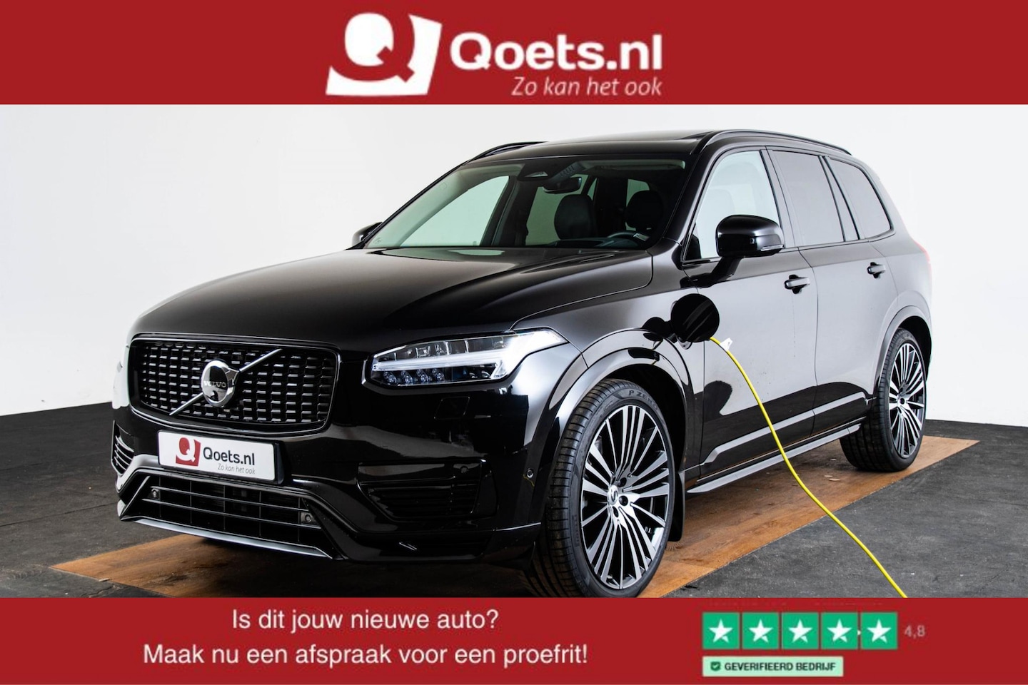 Volvo XC90 - 2.0 T8 Recharge AWD Ultimate Dark Luchtvering - Panoramadak - Adaptive Cruise Control - He - AutoWereld.nl