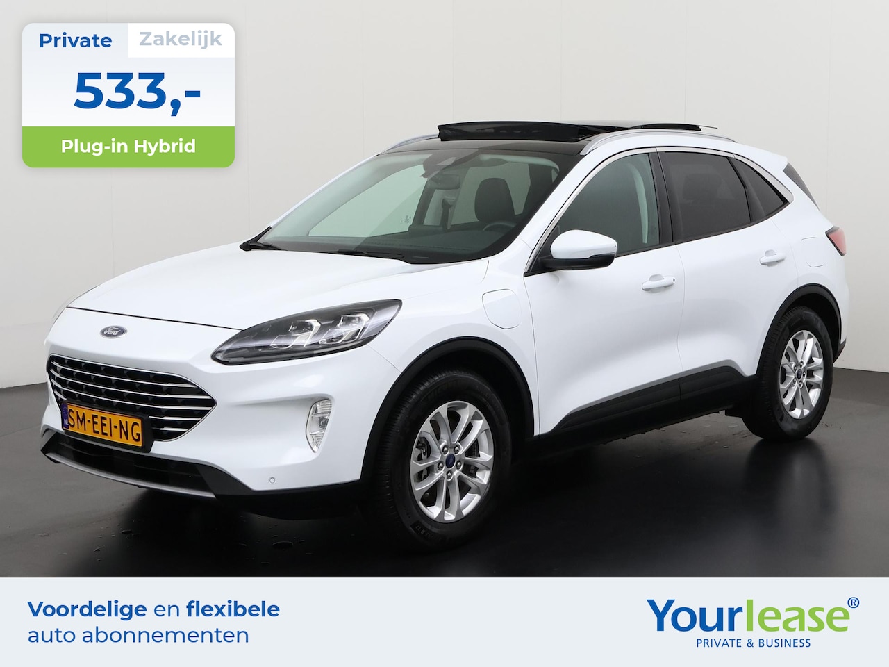 Ford Kuga - 2.5 PHEV Titanium X | All-in 533,- Private Lease | Zondag Open! - AutoWereld.nl