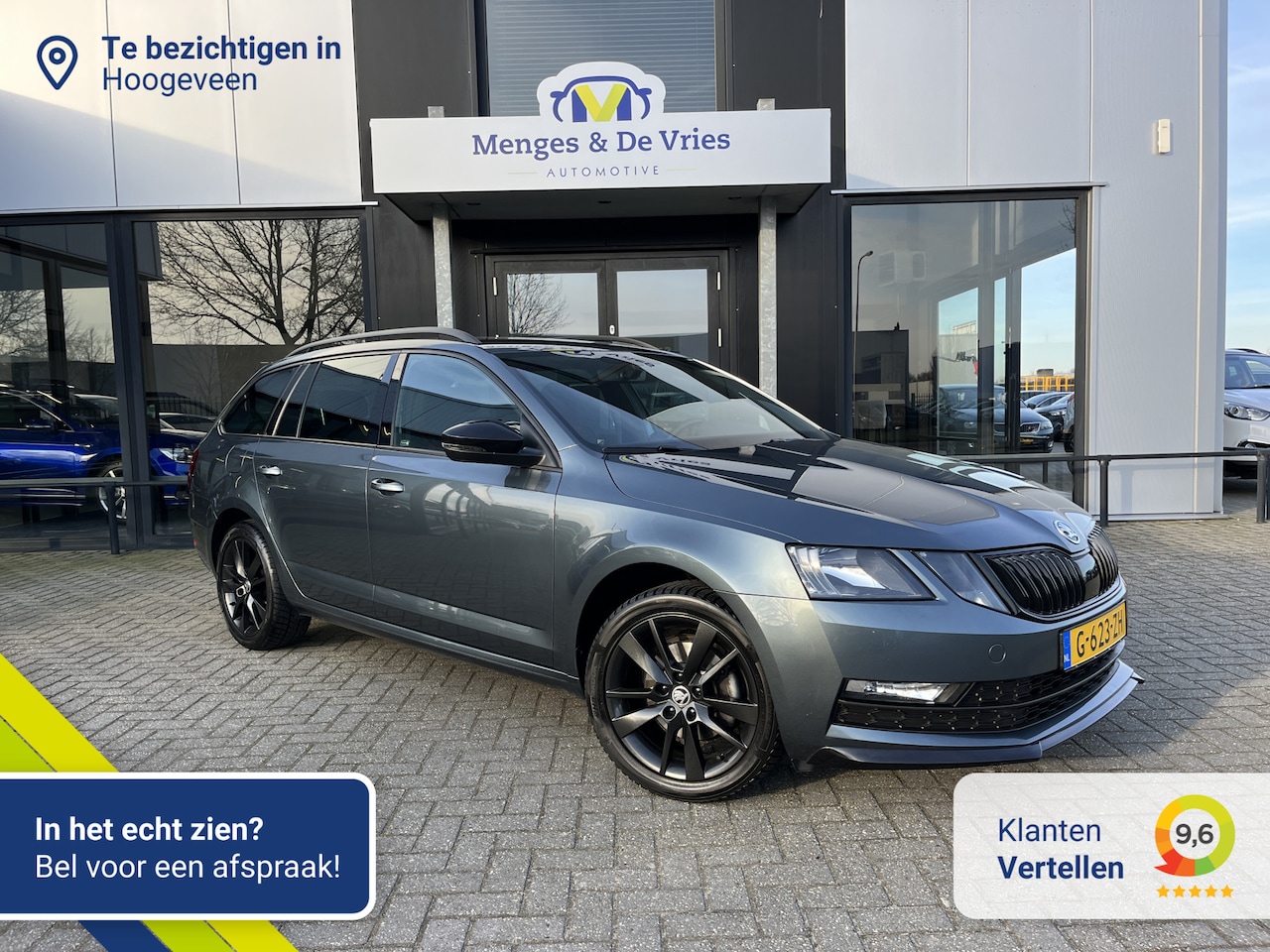 Skoda Octavia Combi - 1.5 TSI Greentech Sport Business Airco ECC | Navigatie | Trekhaak | Apple Carplay Android - AutoWereld.nl